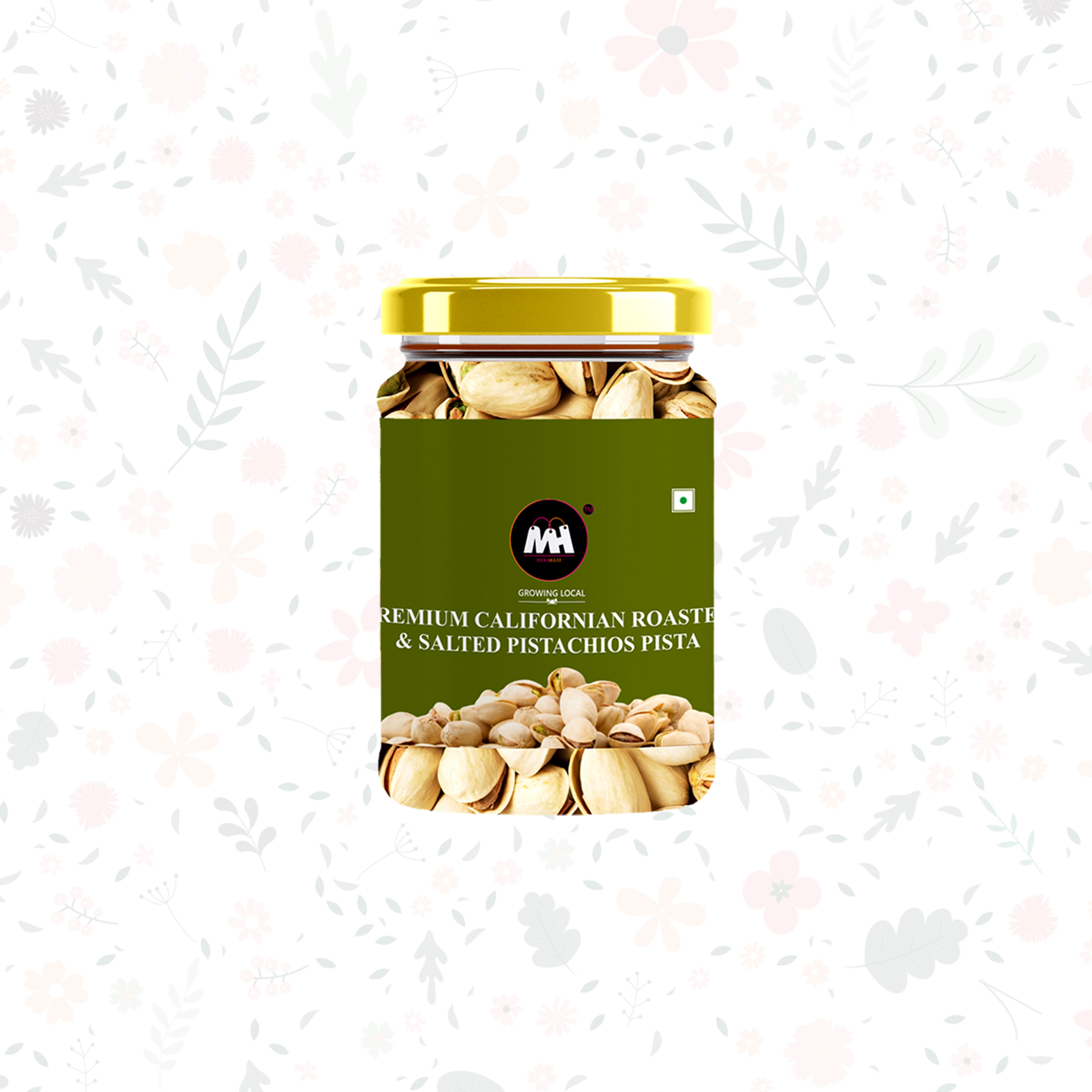 Californian  Roasted & Salted Pistachios Pista With Shell- 250gms