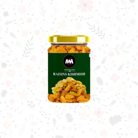 Seedless Green Round Raisins, Kishmish  Kismis, Dry Grapes - 250gms