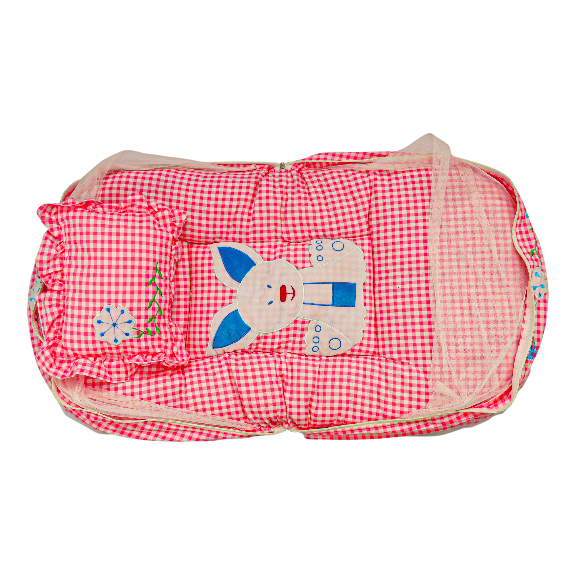 Baby Sleeping Bed With Cot Net Zipped