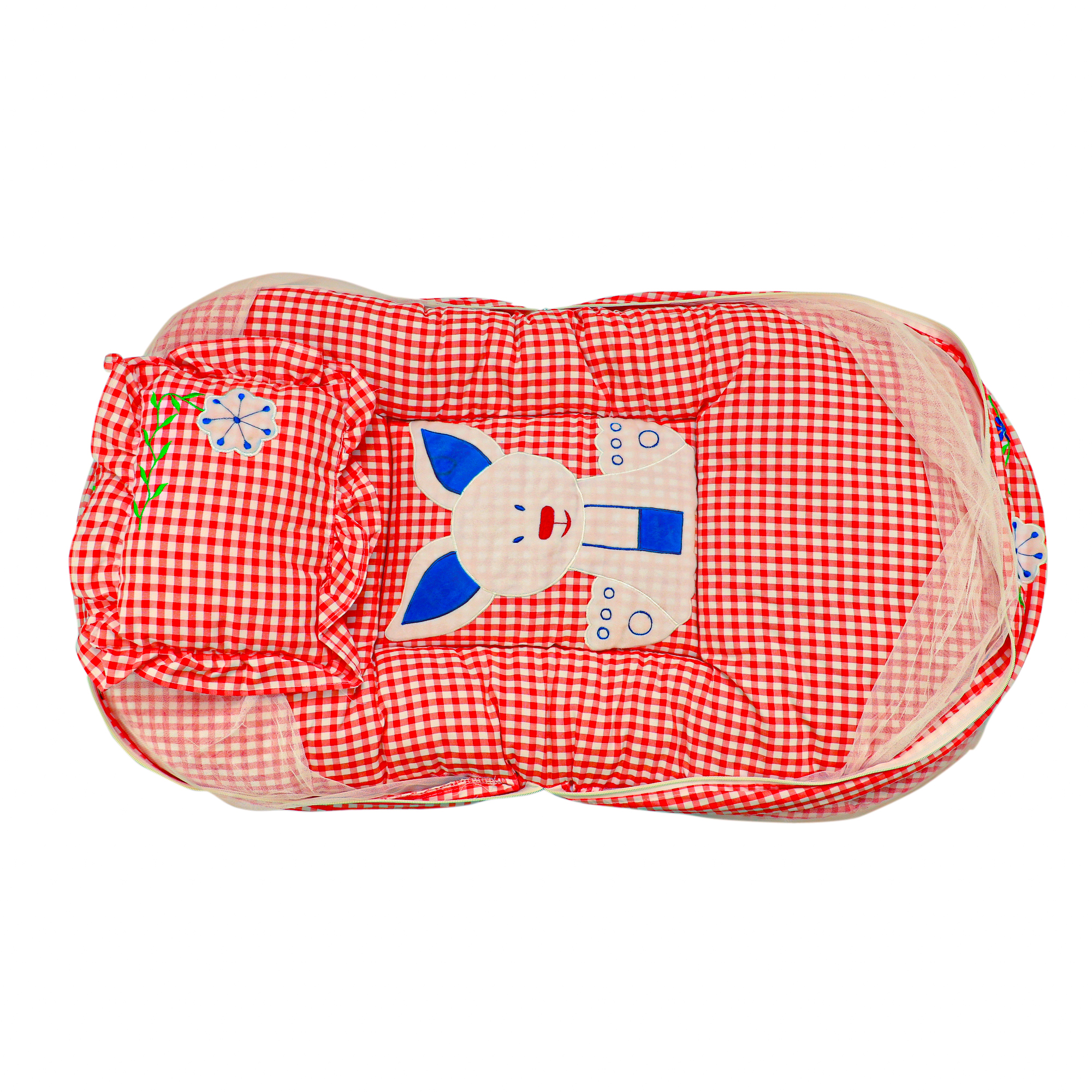 Baby Sleeping Bed With Cot Net Zipped