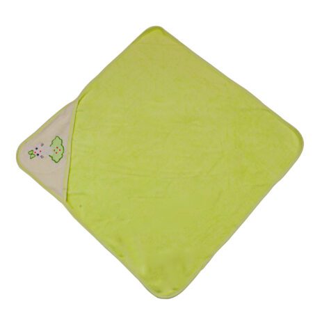 Bath Towel With Rabbit Embroidered Hood