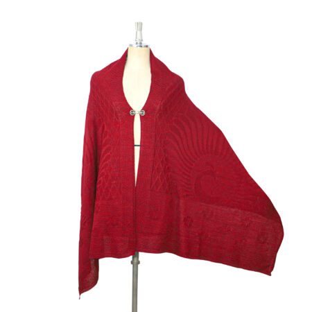 Wollen Shrug cum Shawl Without Sleeves For Girls/Women