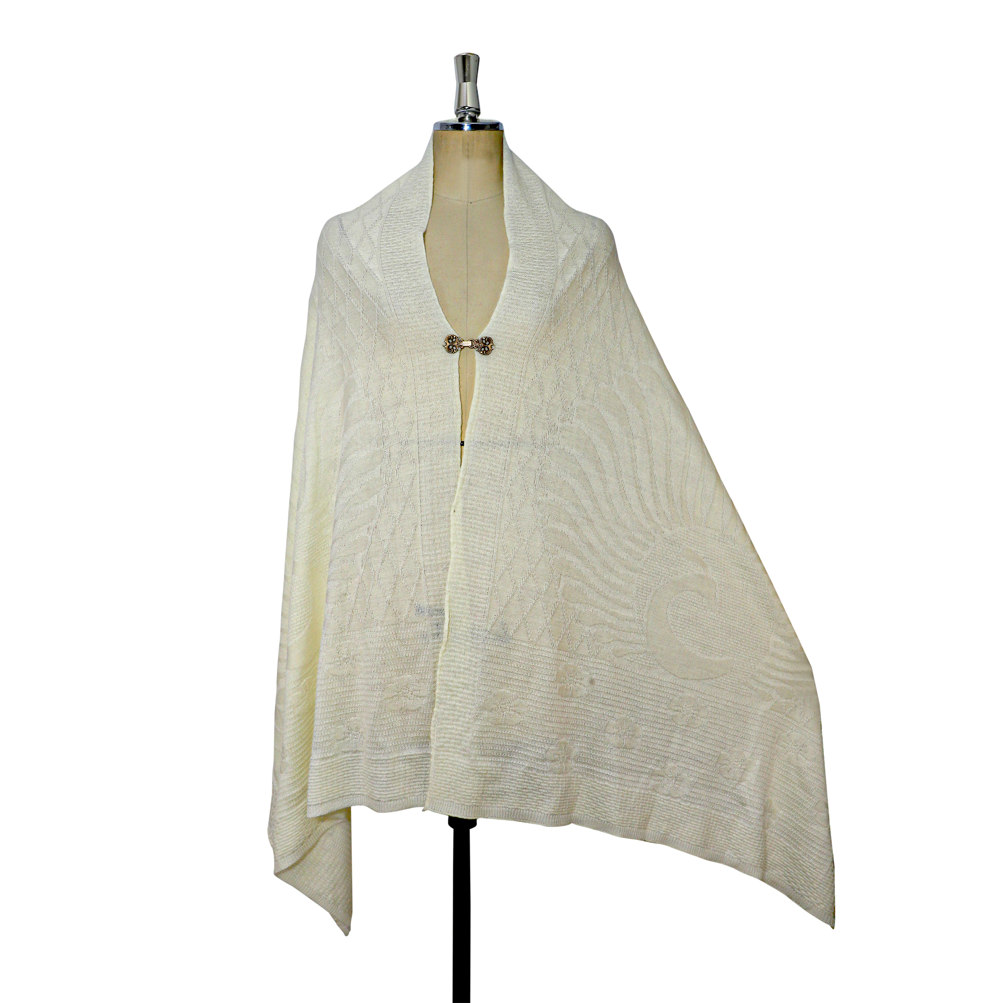 Wollen Shrug cum Shawl Without Sleeves For Girls/Women