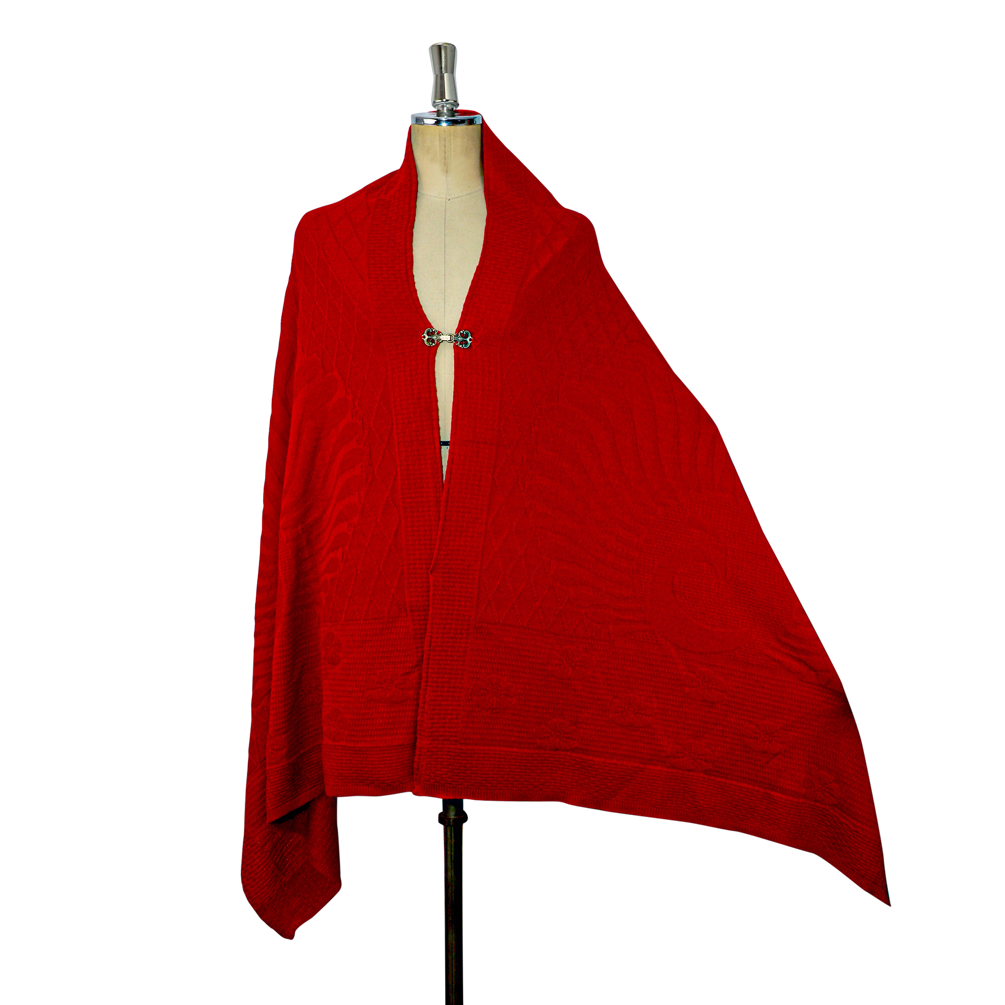 Wollen Shrug cum Shawl Without Sleeves For Girls/Women