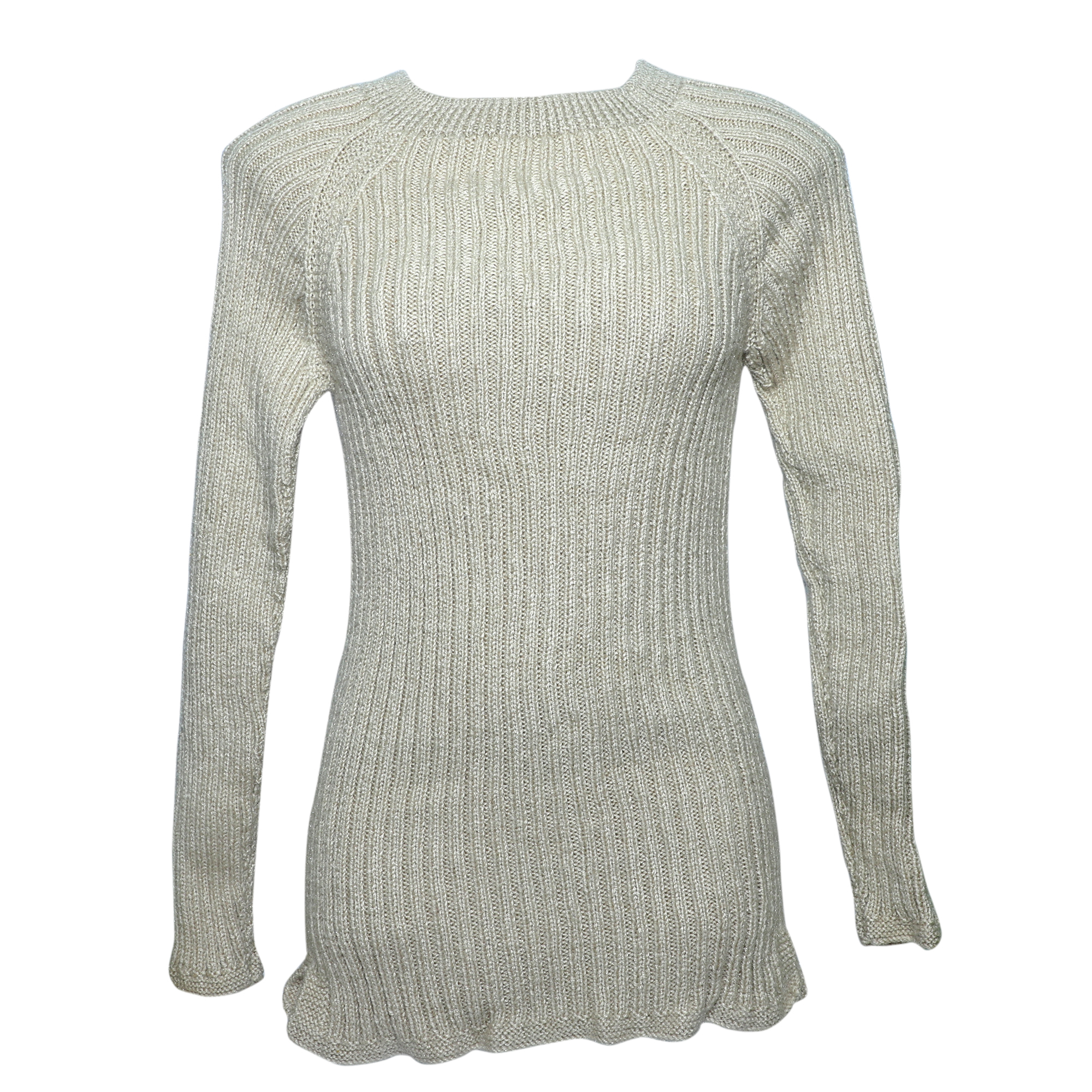 Woolen Hand Knitted Round Neck Regular Fit Full Sleeves Formal Stylish Sweater Pullover for Women Winter Wear