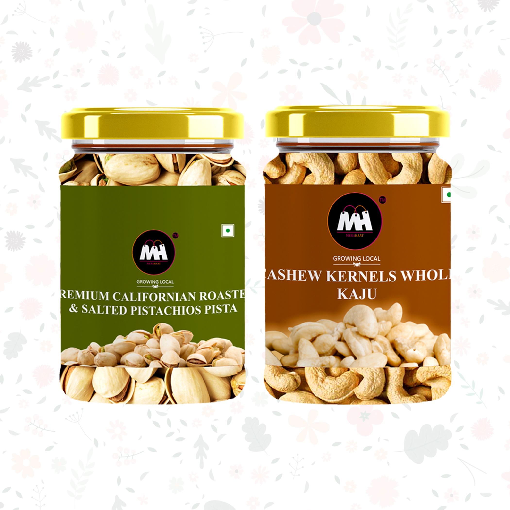 Dry Fruit Combo Pack- 500gms Pack Of 2 
(250gms*2) (Cashu Nuts & Rosted and Salted Pistachu)