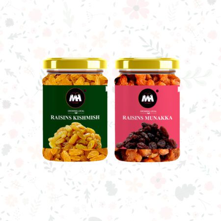 Dry Fruit Combo Pack- 500gms Pack Of 2 
 (250gms*2) (Kishmish Yellow Risin & Premium Munakka Raisin)