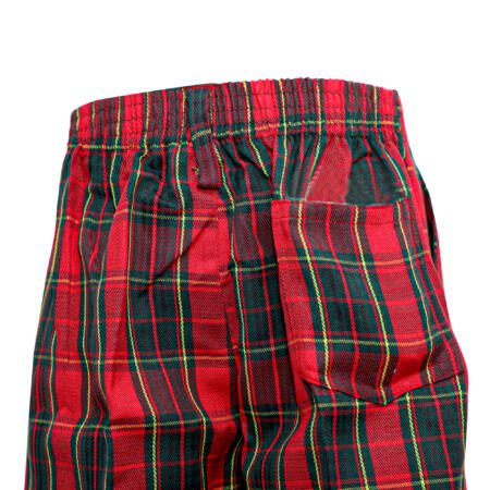Kids Boys Cotton Check Half Lenght Pant