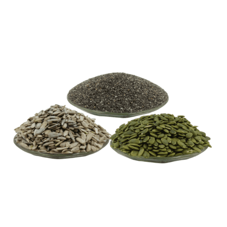 COMBO OF RAW PUMPKIN,CHIA AND SUNFLOWER SEEDS-250gms each(Pack of 3 )