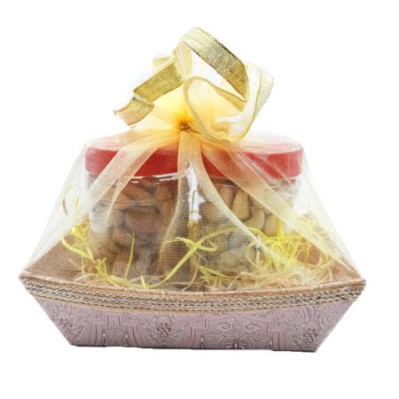 Sab Se Special Dry Fruits Gift Pack - 360g (California Almond 180g, W240 Kaju 180g) | Pack of 2 Pet Jars