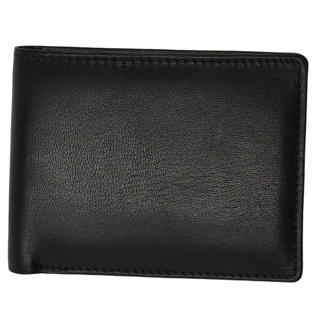 SURMEE Men’s Classic Genuine Leather Wallet with Card Slots & Cash Compartment