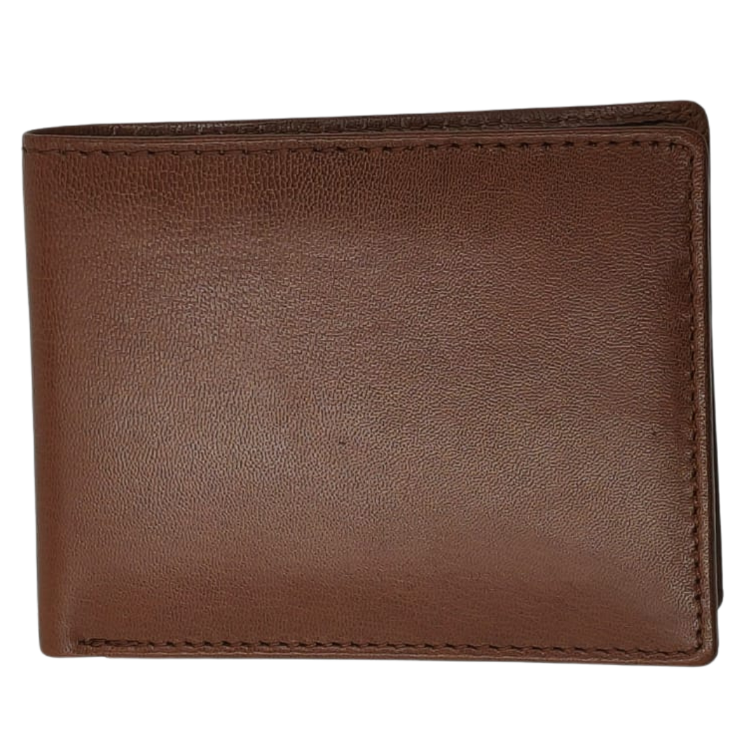 SURMEE Men’s Classic Fold Leather Wallet with Card Slots, Secret ID Compartment, Coin Pocket & Cash Compartment